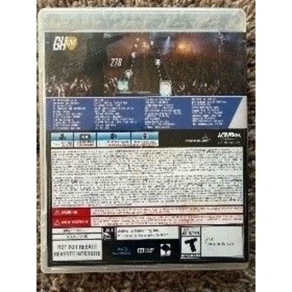 Activision Guitar Hero Live PlayStation 3 PS3 Game Disc Case Manual